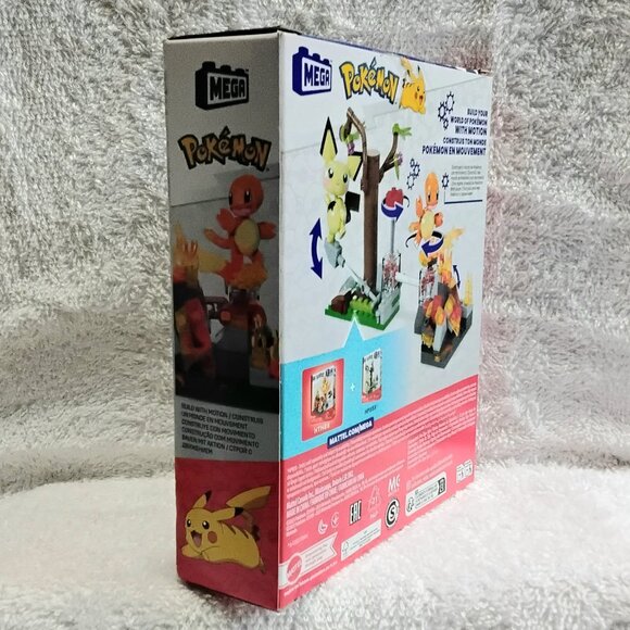 MEGA BLOKS Pokemon Charmander's Fire-Type Spin Made with Motion 81 Piece Set!! - Picture 3 of 5